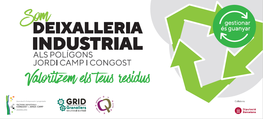 La Deixalleria Industrial dels Polgons Jordi Camp i Congost ha gestionat 13 tones de residus aquest 2021