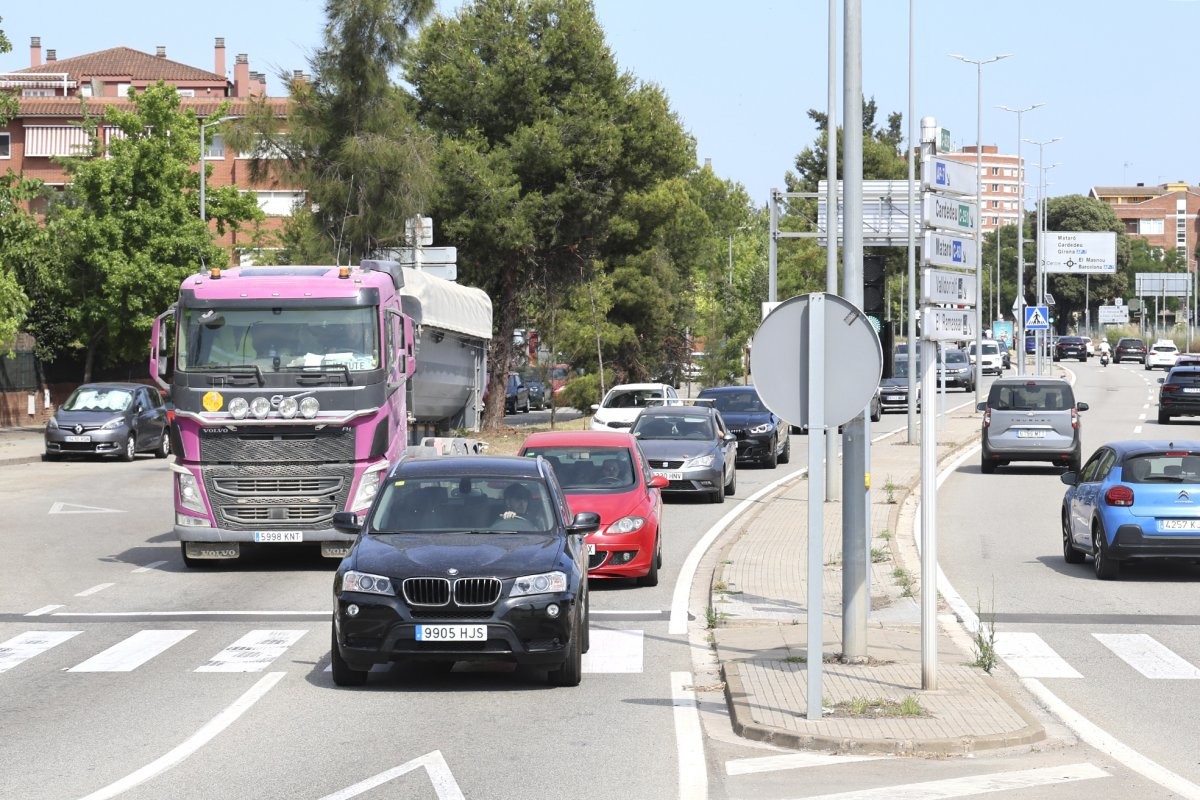 Noves cmeres per controlar el trnsit de camions a la ronda sud de Granollers