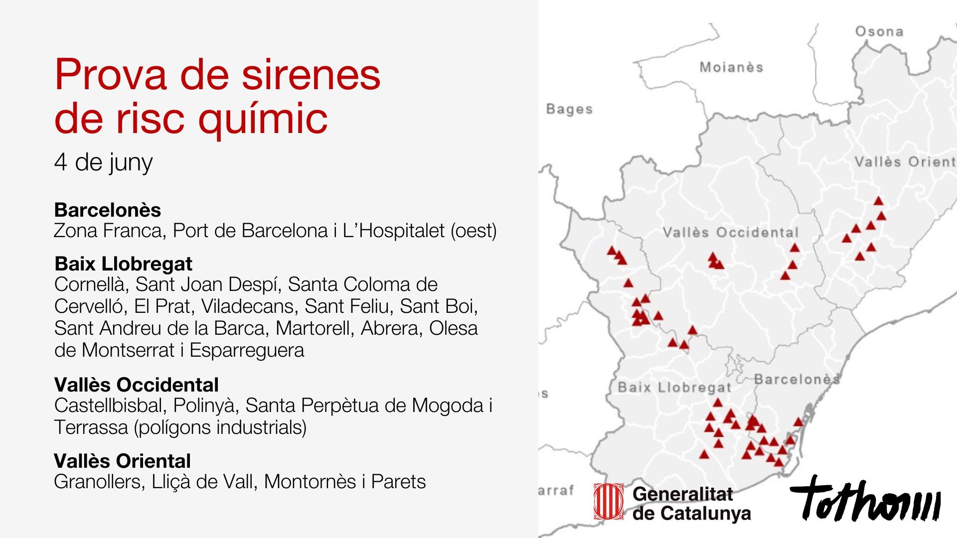 Prova de sirenes de risc químic