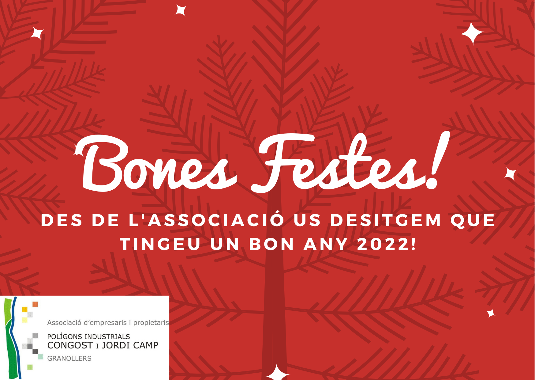 L'Associaci us desitja unes bones festes i un bon any 2022!